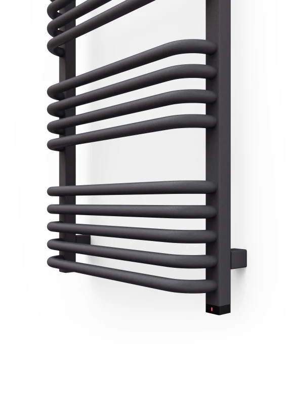 Terma Alex One Electric Towel Rail 1140x500mm Modern Grey - WWALN114050-KDGRE8P 4 Terma Alex One Electric Towel Rail 1140x500mm Modern Grey - WWALN114050-KDGRE8P - Image 2