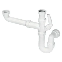 McAlpine 1 1/2" Bowl And Half Sink Trap - SK2 -Heating Equipment Store 853ab334 02aa 48b4 8e13 f7e35f42a157