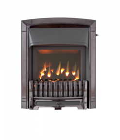 Valor Excelsior Full Depth Homeflame Fire Black Nickel