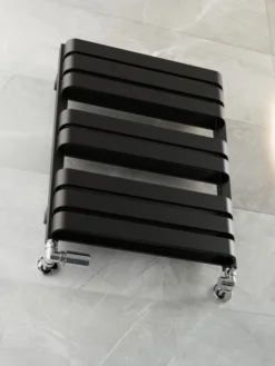 Terma Warp T Bold Heated Towel Rail 655x500mm Matt Black - WGWTB065050-KS95SX -Heating Equipment Store 8e86a4fd 5541 4941 84a2 e7875d0f2483
