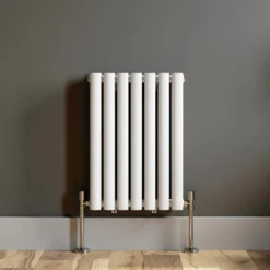 DuraTherm Horizontal Oval Tube Double Panel Designer Radiator - 600 X 420mm White -Heating Equipment Store 8fc5e2a8 b145 456c 9382 37d9a5529159