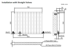 DuraTherm Horizontal Double Flat Panel Designer Radiator - 600 X 760mm White -Heating Equipment Store 93c54de1 ec81 415d bbfe 15de4f6fc35f