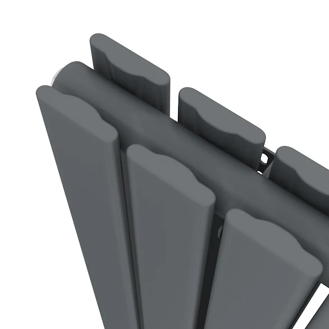 DuraTherm Vertical Double Flat Panel Designer Radiator - 1800 X 532mm Anthracite 7 DuraTherm Vertical Double Flat Panel Designer Radiator - 1800 X 532mm Anthracite - Image 5