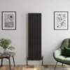 DuraTherm Vertical Double Flat Panel Designer Radiator - 1600 X 456mm Black -Heating Equipment Store 9e063a1d b16b 4b20 a0a8 cf70ccb30635
