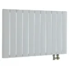 Ultraheat Smyrna 600mm X 695mm Horizontal Aluminium Radiator Pure White - SMY610-W -Heating Equipment Store 9e182c84 8c8e 4a22 a675 ee3bc55fbf44