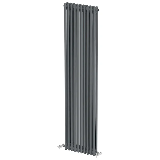 Park Lane Traditional Vertical Colosseum Double Bar Column Radiator Anthracite - 1800 X 470mm 5 Park Lane Traditional Vertical Colosseum Double Bar Column Radiator Anthracite - 1800 X 470mm - Image 3