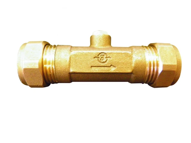 54mm Bronze Compression Double Check Valve - 10015087 4 54mm Bronze Compression Double Check Valve - 10015087 - Image 2