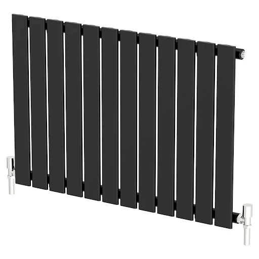 DuraTherm Horizontal Single Flat Panel Designer Radiator - 600 X 908mm Black 5 DuraTherm Horizontal Single Flat Panel Designer Radiator - 600 X 908mm Black - Image 3