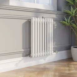 Park Lane Traditional Colosseum Double Bar Column Radiator White 600 X 425mm -Heating Equipment Store ab90bf36 9b65 40fa 951f c4eedc2f6fd3