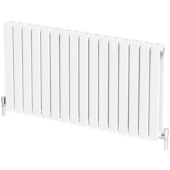 DuraTherm Horizontal Double Flat Panel Designer Radiator - 600 X 1216mm White -Heating Equipment Store b31cadf7 433f 45a7 89de 73b593e0f0b2