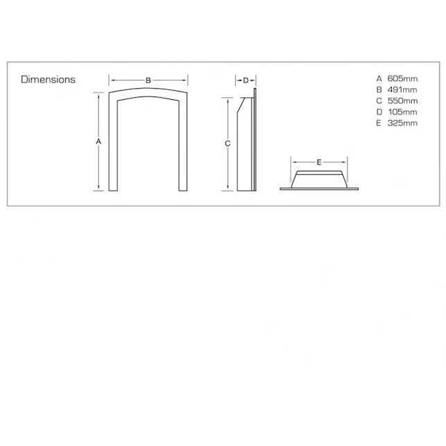 Flavel Melody Slimline Gas Fire - Silver - FDRN68G 4 Flavel Melody Slimline Gas Fire - Silver - FDRN68G - Image 2