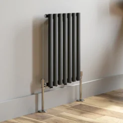 DuraTherm Horizontal Oval Tube Single Panel Designer Radiator - 600 X 420mm Anthracite -Heating Equipment Store b631df1b fda2 436a a14f 25e3cbf34e67