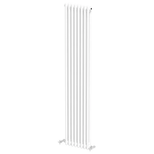 Park Lane Traditional Vertical Colosseum Double Bar Column Radiator White - 1800 X 380mm 5 Park Lane Traditional Vertical Colosseum Double Bar Column Radiator White - 1800 X 380mm - Image 3