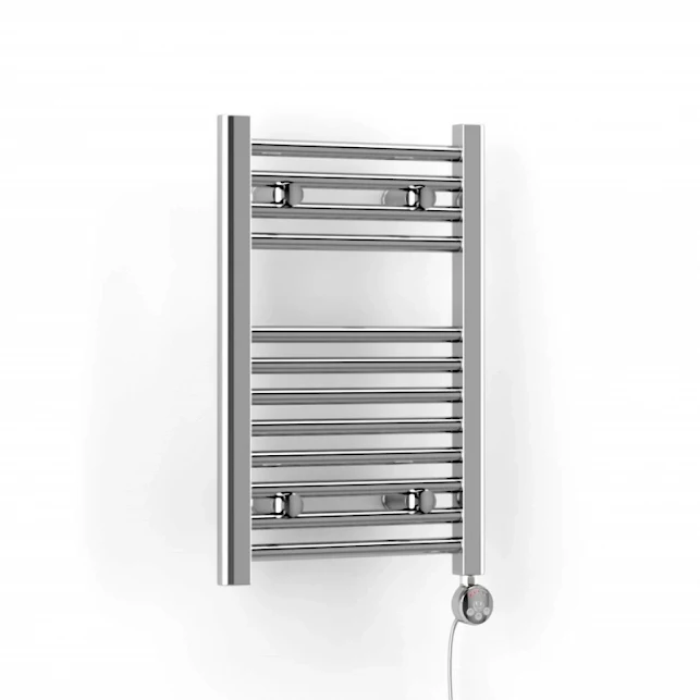 Terma Leo Electric Towel Rail With MOA Blue Element 600x400mm Chrome - WLLLE060040-MOB 3 Terma Leo Electric Towel Rail With MOA Blue Element 600x400mm Chrome - WLLLE060040-MOB