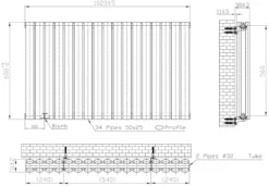 DuraTherm Horizontal Oval Tube Double Panel Designer Radiator - 600 X 1020mm Black -Heating Equipment Store b8807d92 88e0 4957 9359 dbfff5c7ca5d