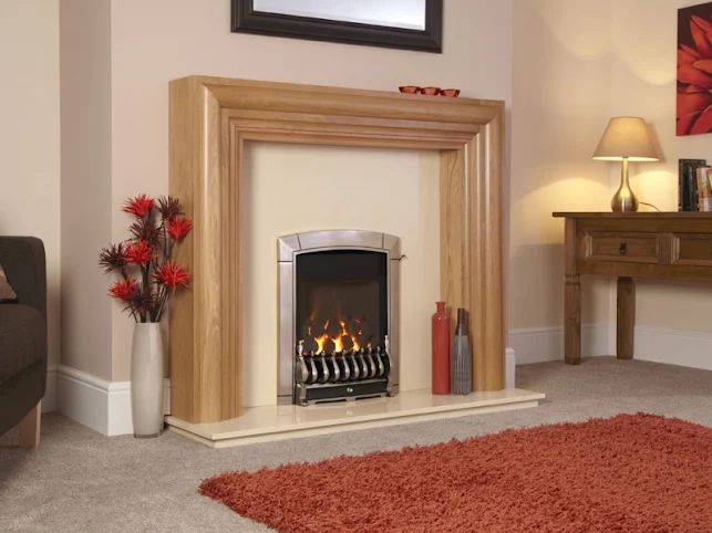 Flavel Caress HE Traditional Slide Control Gas Fire Chrome 3 Flavel Caress HE Traditional Slide Control Gas Fire Chrome