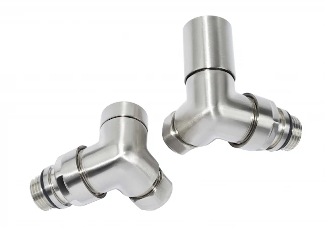 Discount Round Corner Manual Radiator Valve And Lockshield Pack 15mm Brushed Matt - CYH853S 3 Discount Round Corner Manual Radiator Valve And Lockshield Pack 15mm Brushed Matt - CYH853S