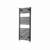 Towelrads Pisa 25mm Black Straight Heated Towel Rail 1200x500mm - 170005 1 Towelrads Pisa 25mm Black Straight Heated Towel Rail 1200x500mm - 170005 -Heating Equipment Store c1814f9e 26b5 40c4 9c23 ad992eafd75f