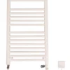 Discount Straight Dual Fuel White Towel Rail 764mm X 750mm - 7M7DF