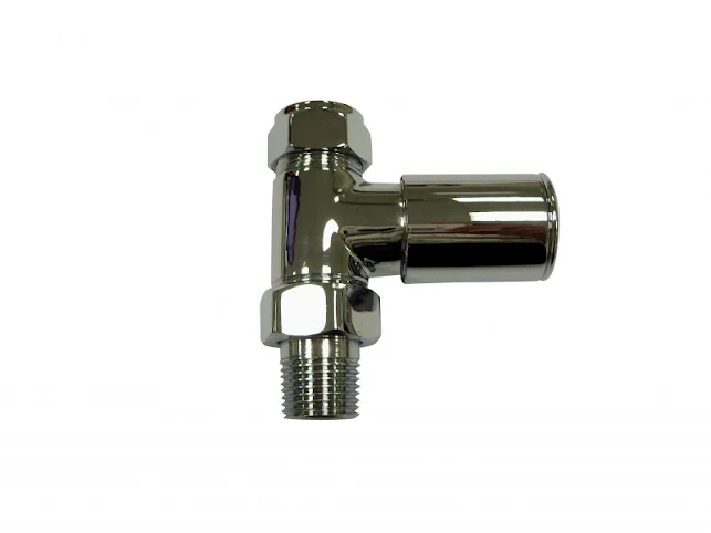 Essential Deluxe Radiator Valves Straight Valve 15mm Pipe Chrome - 148998 3 Essential Deluxe Radiator Valves Straight Valve 15mm Pipe Chrome - 148998