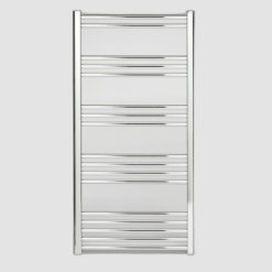 Towelrads Hamilton Curved Chrome Heated Towel Rail 1600x500mm - 180018