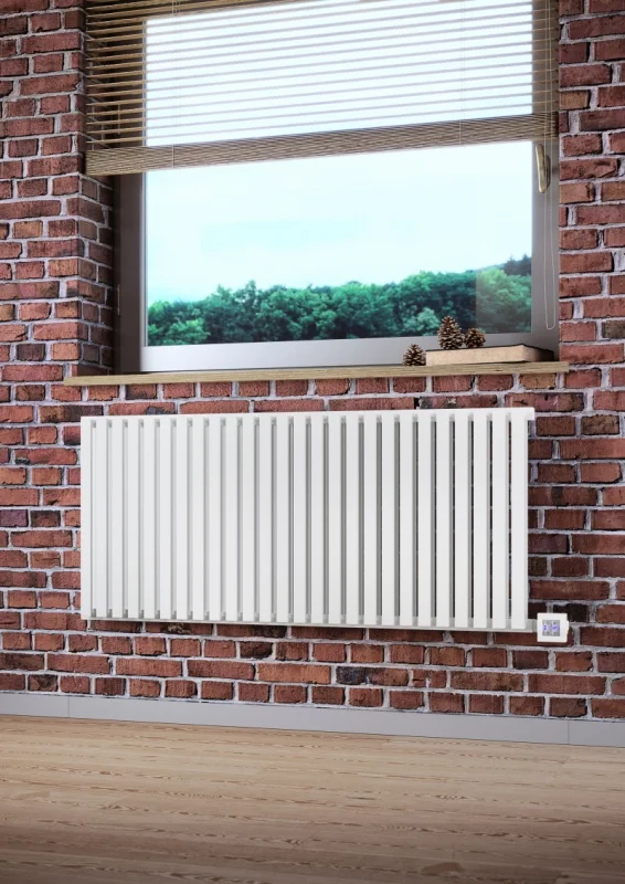 Terma Nemo Electric Horizontal 530mm X 1185mm Designer Radiator Sea Salt White - WLNEM053118-SFMSE7TS1D 4 Terma Nemo Electric Horizontal 530mm X 1185mm Designer Radiator Sea Salt White - WLNEM053118-SFMSE7TS1D - Image 2