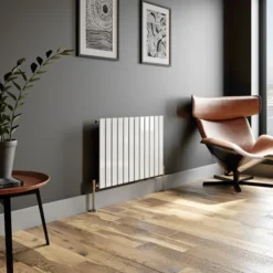 DuraTherm Horizontal Single Flat Panel Designer Radiator - 600 X 908mm White