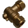 15mm Brass Full Flow Angled Isolation Valves Pack Of 10 - 10030396/10