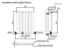 DuraTherm Horizontal Single Flat Panel Designer Radiator - 600 X 456mm White -Heating Equipment Store d49e3c26 1233 41b9 8d46 a36f5d5e10a4