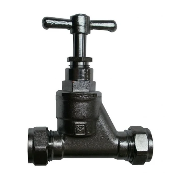 54mm Brass Stopcock - 10045170 3 54mm Brass Stopcock - 10045170 - Image 2