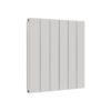 Towelrads Ascot White Aluminium Single Designer Radiator 600x612mm - 510029