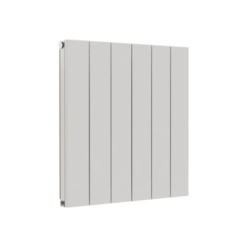 Towelrads Ascot White Aluminium Single Designer Radiator 600x612mm - 510029