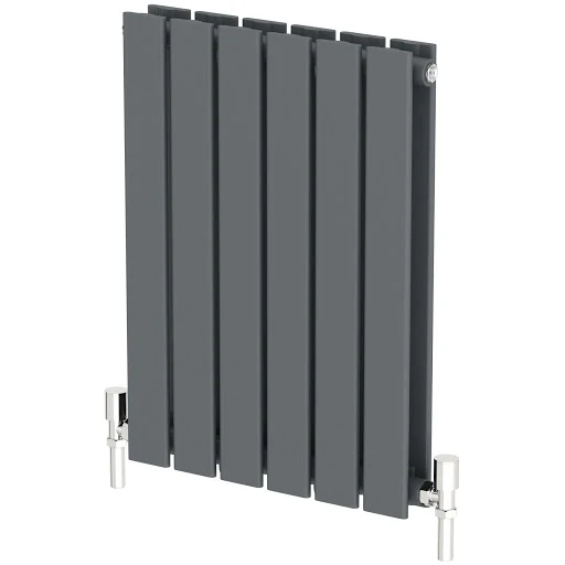 DuraTherm Horizontal Double Flat Panel Designer Radiator - 600 X 456mm Anthracite 8 DuraTherm Horizontal Double Flat Panel Designer Radiator - 600 X 456mm Anthracite - Image 6