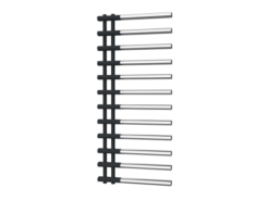 Radox Linx Two Tone Towel Rails Chrome And Black Pearl - RXLX-1150500-TT