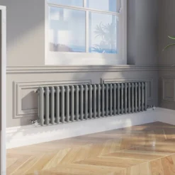 Park Lane Traditional Colosseum Double Bar Column Radiator Anthracite 300 X 1190mm -Heating Equipment Store dd7461b4 0994 4c03 a5a1 1cc8018fc1a5