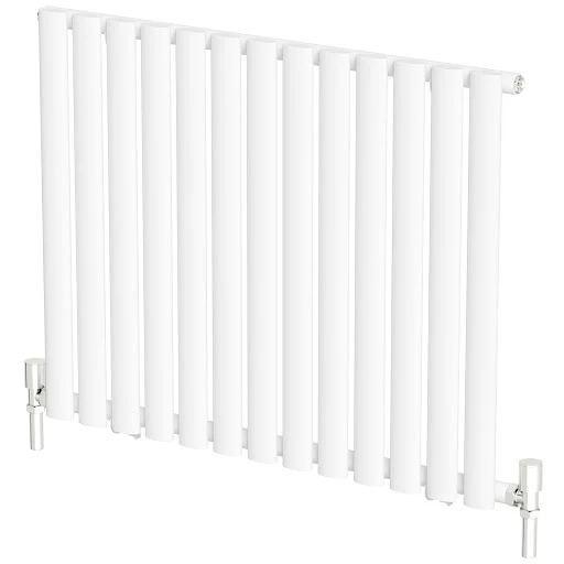 DuraTherm Horizontal Oval Tube Single Panel Designer Radiator - 600 X 780mm White 7 DuraTherm Horizontal Oval Tube Single Panel Designer Radiator - 600 X 780mm White - Image 5