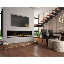 Dimplex Ignite 74 Hole In The Wall Optiflame Electric Fire Black - XLF74