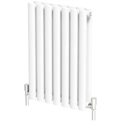 DuraTherm Horizontal Oval Tube Double Panel Designer Radiator - 600 X 420mm White -Heating Equipment Store e51ee25c 5d5d 4e39 a72a 768889f7bc84