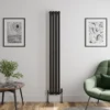 DuraTherm Vertical Oval Tube Single Panel Designer Radiator - 1800 X 240mm Black 2 DuraTherm Vertical Oval Tube Single Panel Designer Radiator - 1800 X 240mm Black -Heating Equipment Store e84eaf54 fc4b 4cee b52d 8d7334312049
