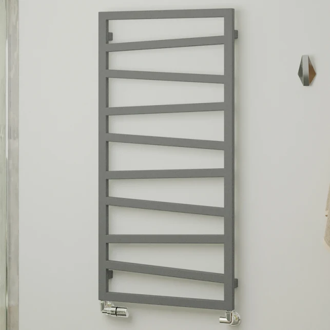 Terma Zig Zag Heated Towel Rail 1070x500mm Salt N Pepper - WGZIG107050KSPPSX 5 Terma Zig Zag Heated Towel Rail 1070x500mm Salt N Pepper - WGZIG107050KSPPSX - Image 3