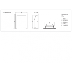 Flavel Kenilworth Plus Gas Fire Remote Control Silver -Heating Equipment Store ecfcf877 8288 4f26 a43d bff7fcd8c08e