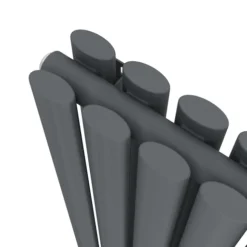 DuraTherm Vertical Oval Tube Double Panel Designer Radiator - 1600 X 240mm Anthracite -Heating Equipment Store ed1e01e1 91bc 4aba 9895 05dd7eaa9840 1