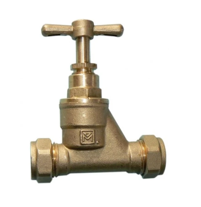 54mm Brass Stopcock - 10045170 2 54mm Brass Stopcock - 10045170