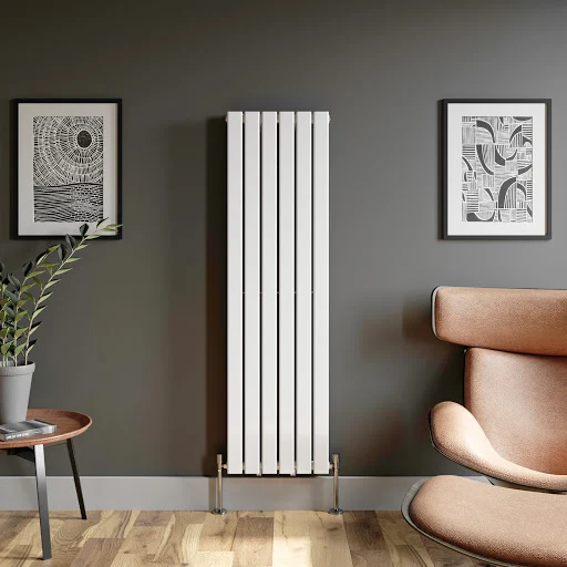 DuraTherm Vertical Double Flat Panel Designer Radiator - 1600 X 456mm White 4 DuraTherm Vertical Double Flat Panel Designer Radiator - 1600 X 456mm White - Image 2
