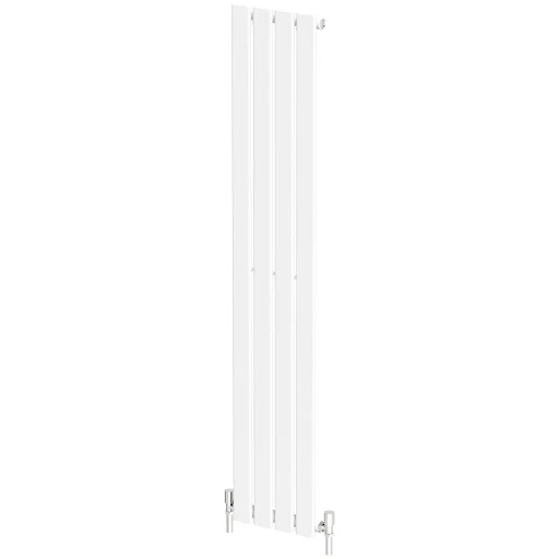 DuraTherm Vertical Single Flat Panel Designer Radiator - 1600 X 300mm White 8 DuraTherm Vertical Single Flat Panel Designer Radiator - 1600 X 300mm White - Image 6