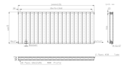 DuraTherm Horizontal Double Flat Panel Designer Radiator - 600 X 1444mm Anthracite -Heating Equipment Store fe4952eb 7acd 4818 8f22 49a9bbf13029