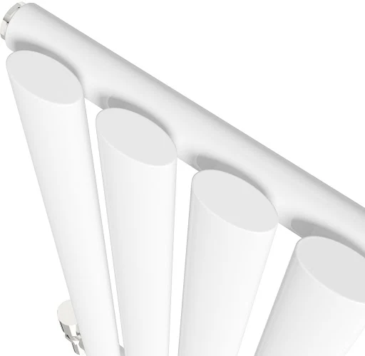 DuraTherm Horizontal Oval Tube Single Panel Designer Radiator - 600 X 780mm White 8 DuraTherm Horizontal Oval Tube Single Panel Designer Radiator - 600 X 780mm White - Image 6